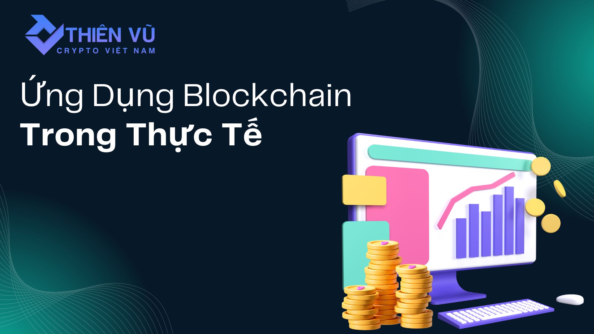 Blockchain là gì? - Nền Tảng Của Tiền Điện Tử Và Tương Lai Số Hóa Green 3D Geometric Cryptocurrency Presentation 2